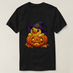 Jack-o’-Lantern Rubber Duck Halloween T-Shirt