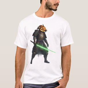 Jack-o'-lantern Samurai T-Shirt