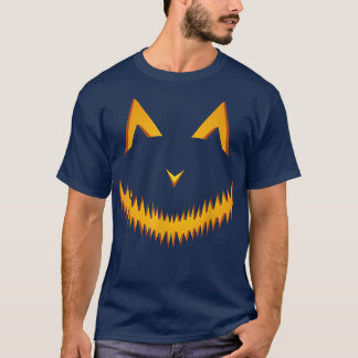 Jack O Lantern Scary Carved Pumpkin Face Halloween T-Shirt