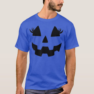 Jack O Lantern Scary Carved Pumpkin Face Halloween T-Shirt