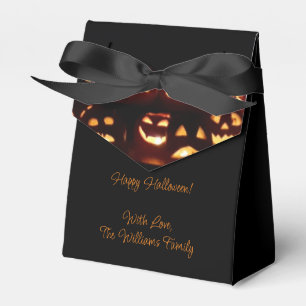  Jack-O'-Lantern scary carved pumpkins Halloween Favor Box