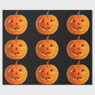 Jack-O-Lantern Wrapping Paper