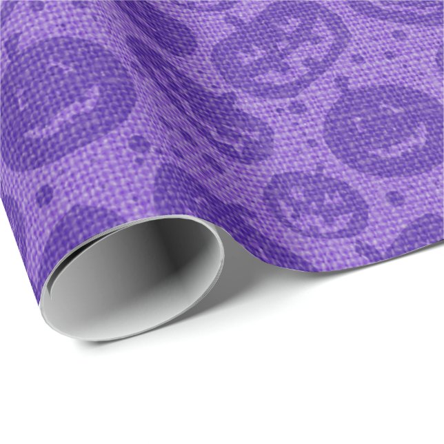 Jack-O-Lantern Wrapping Paper (Roll Corner)