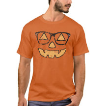 Jack-O-Lanterne vintage avec T-shirt de lunettes