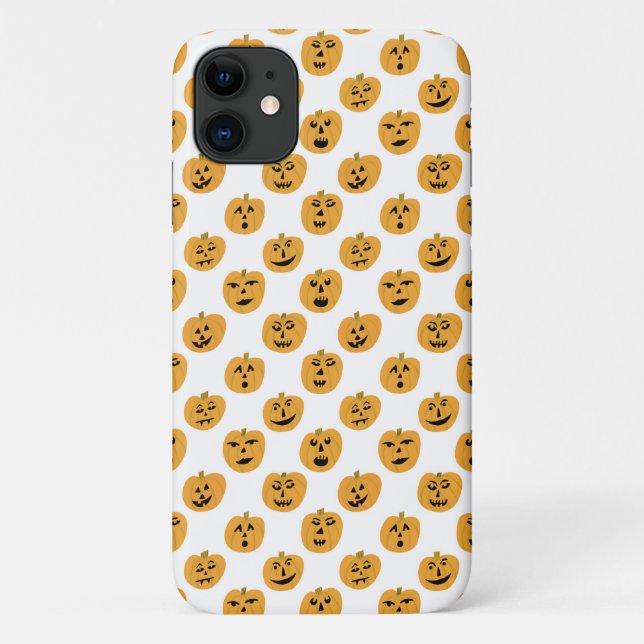 Jack-O-Lanterns Halloween Pumpkins Pattern Case-Mate iPhone Case (Back)