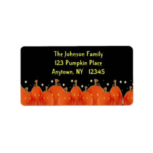 Jack-o-Lanterns Label