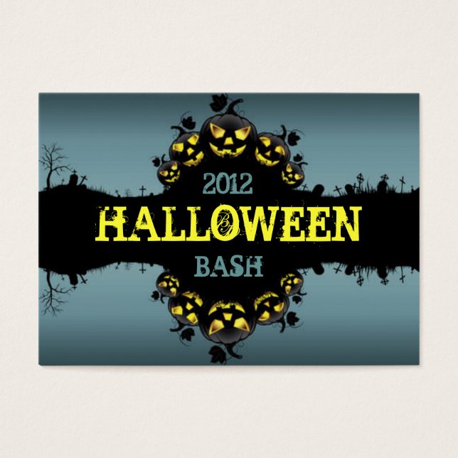 Jack-O-Lanterns Party Promotional Cards (Front)