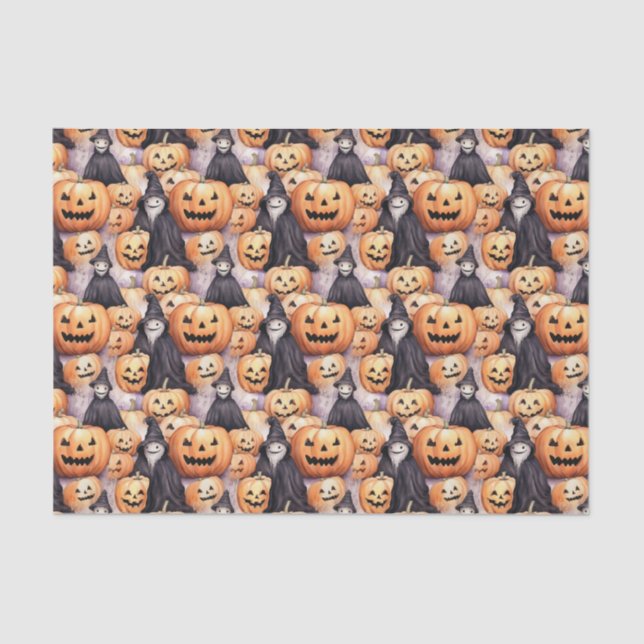 Jack O Lanterns  Tissue Paper (Front)