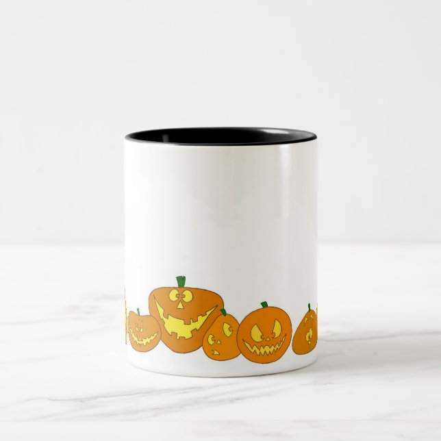 Jack-O-Mug Two-Tone Coffee Mug (Center)
