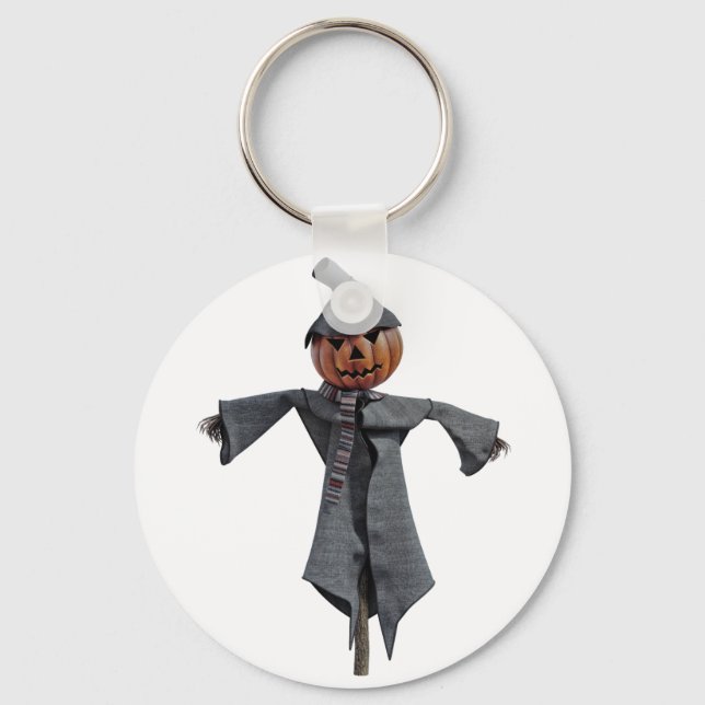 Jack O Scarecrow Keychain (Front)