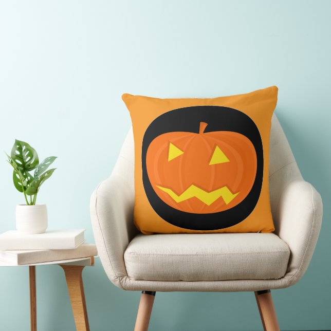 Jack O  Throw Pillow (Chair)