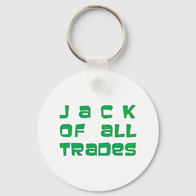 Jack of all trades keychain (Front)