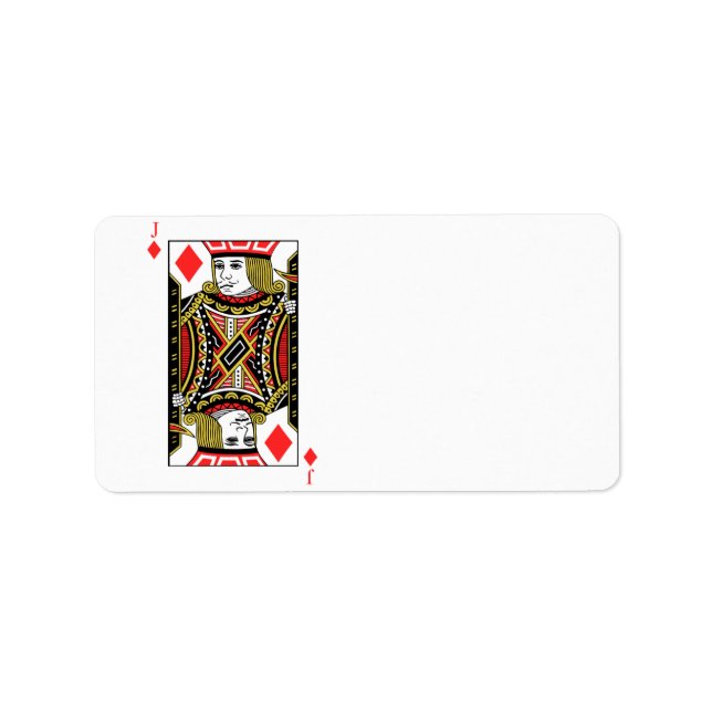 Jack of Diamonds Label (Front)