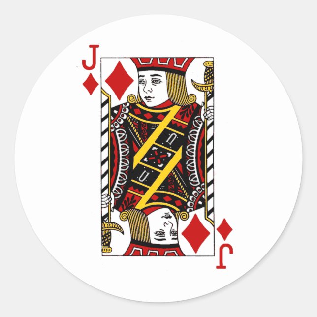 Jack of Diamonds stickers (Devant)