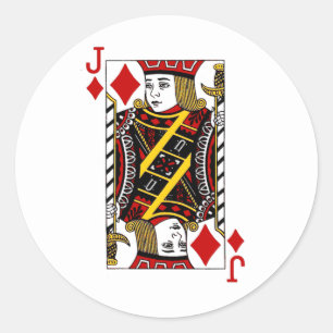 Jack of Diamonds stickers