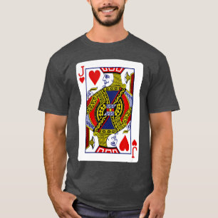 Jack of Hearts Card Playing Car boy T-Shirt