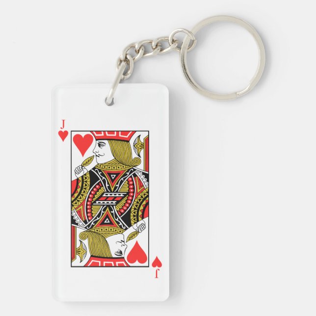 Jack of Hearts Keychain (Back)