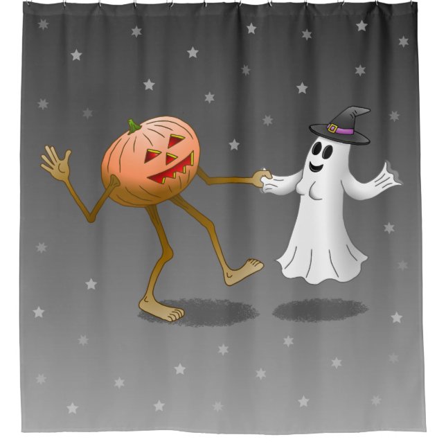 Jack O'lantern dancing with the ghost (Front)