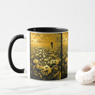 Jack O'Lantern Graveyard Mug