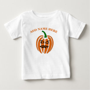 Jack O'Lantern, Pumpkin Face Baby T-Shirt