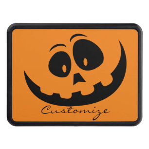 Jack O'lantern Smile Thunder_Cove Trailer Hitch Cover