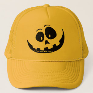 Jack O'lantern Smile Thunder_Cove Trucker Hat