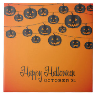Jack O'lantern string Tile