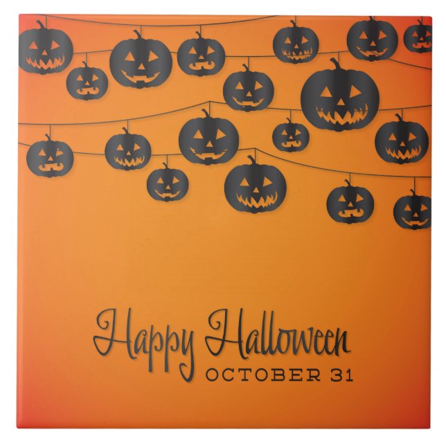 Jack O'lantern string Tile (Front)