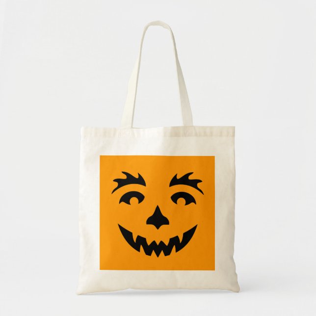 Jack O'Lantern Tote Bag (Front)