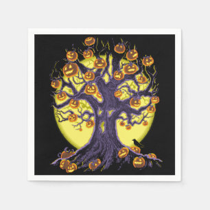 Jack O'Lantern Tree Napkin