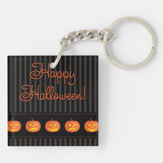 Jack O'Lanterns! Keychain (Back)