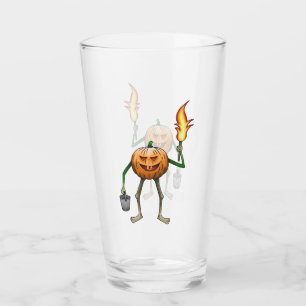Jack O'lanternsTrick or Treat on Halloween night Glass