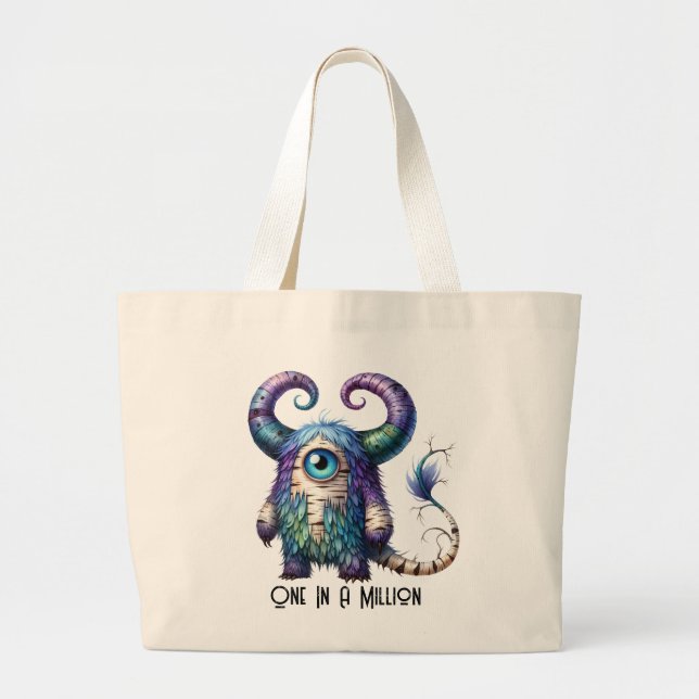 Jack - One-eyed Monster Tote Bag (Front)