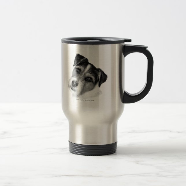 Jack (Parson) Russell Terrier Travel Mug (Right)