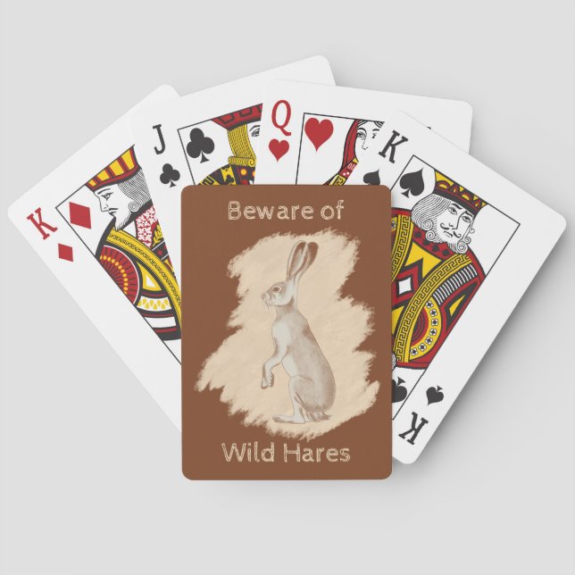 Jack Rabbit and Friends Playing Cards (Back)