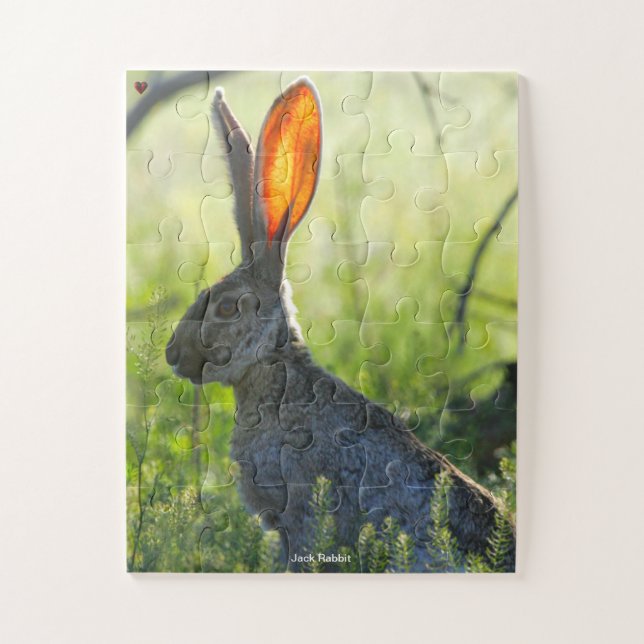 Jack Rabbit Jigsaw Puzzle (Vertical)