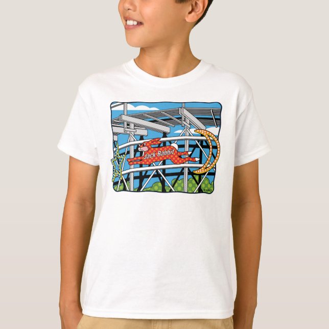 Jack Rabbit Roller Coaster T-Shirt (Front)