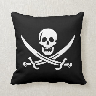 Jack Rackham Calico Jack Throw Pillow