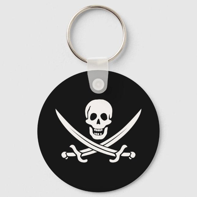 Jack Rackham Pirate Keychain (Front)