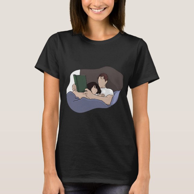 Jack Reading in Bed T-Shirt (Front)