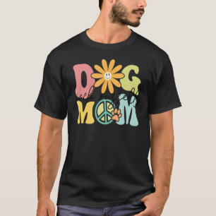 Jack Russel Groovy Dog Mom Women Pet T-Shirt