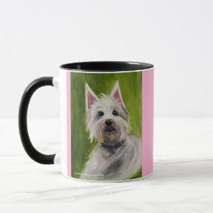 Jack Russel Two-Tone Mug, 15 oz Mug