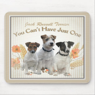 Jack Russell Can't Have Just One mousepad