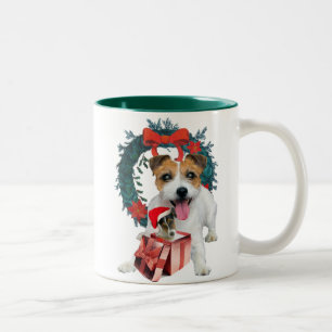 Jack Russell Christmas Gifts mugs