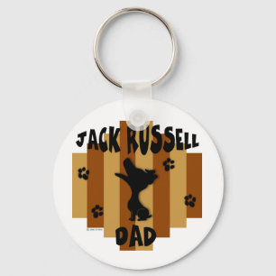 Jack Russell Dad Keychain