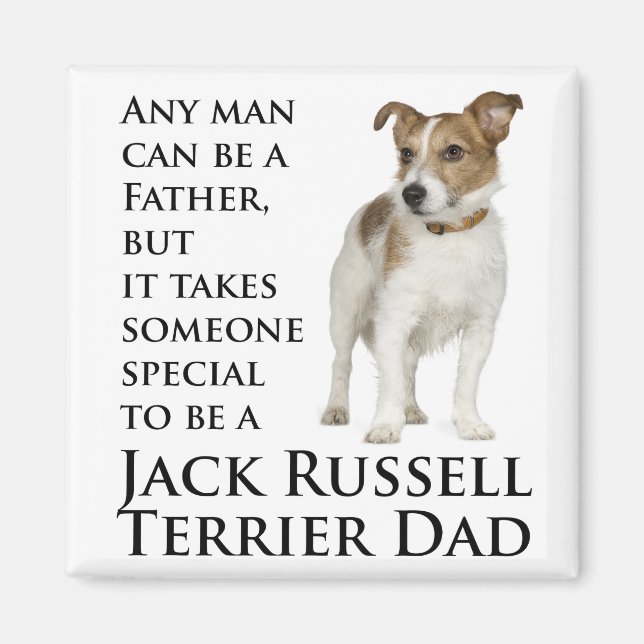 Jack Russell Dad Magnet (Front)