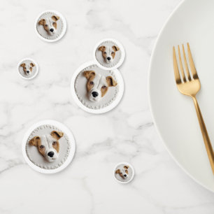 Jack Russell Dog 3D Inspired Confetti