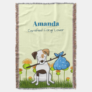Jack Russell Dog Lover Throw Blanket