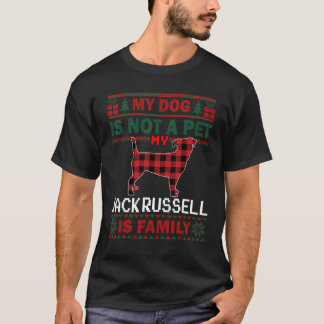 Jack Russell Dog Matching Pajama Family Dog Ugly C T-Shirt