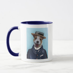 Jack Russell in Boater Mug
